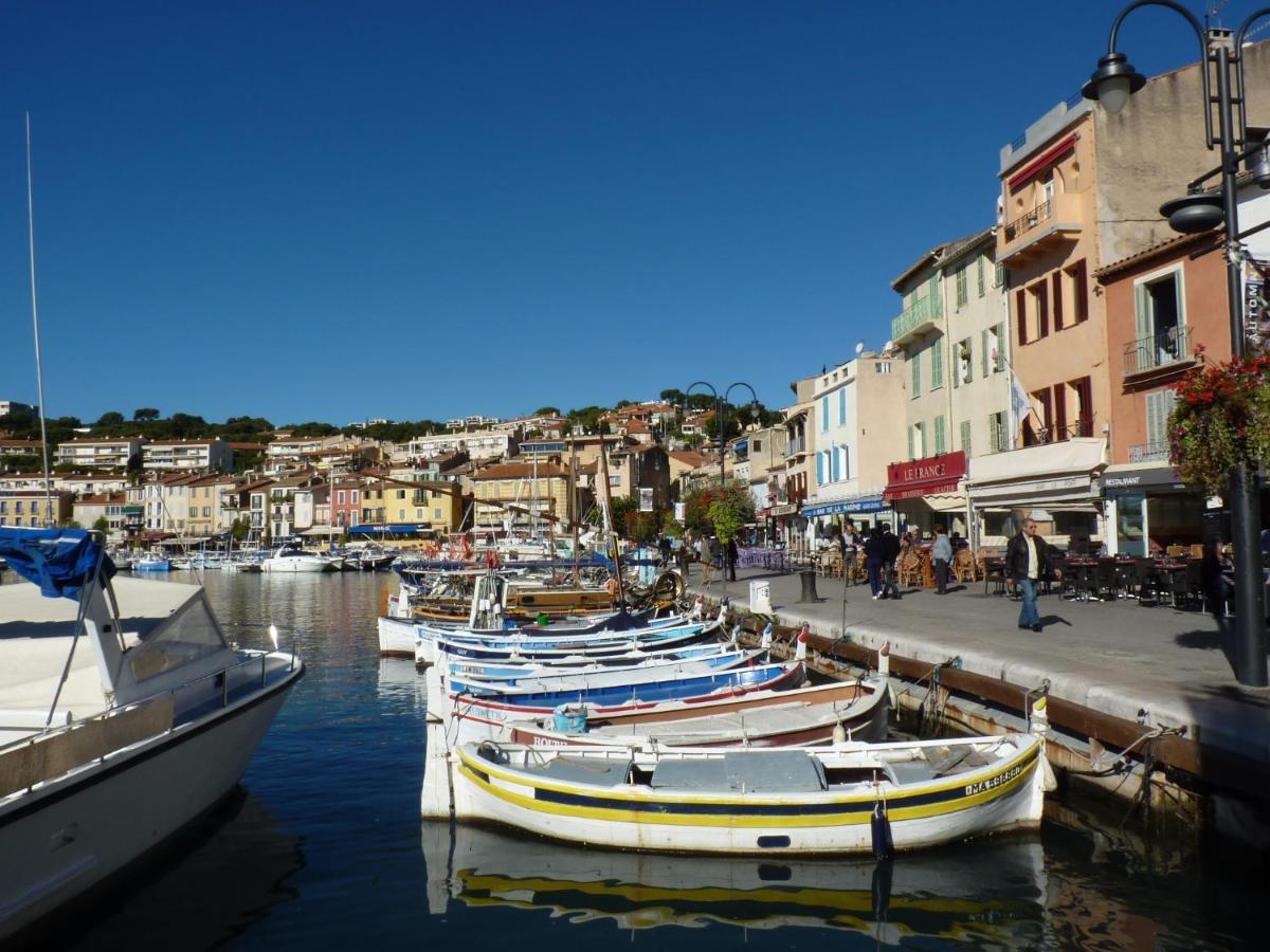 Large Private Garden, Quiet 2-Bedroom Apartment, Air Conditioning, Wifi, Parking Cassis Eksteriør bilde